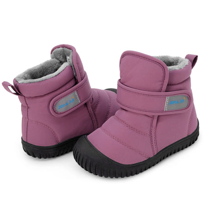 Kids Insulated Ankle Boots- Dark Plum