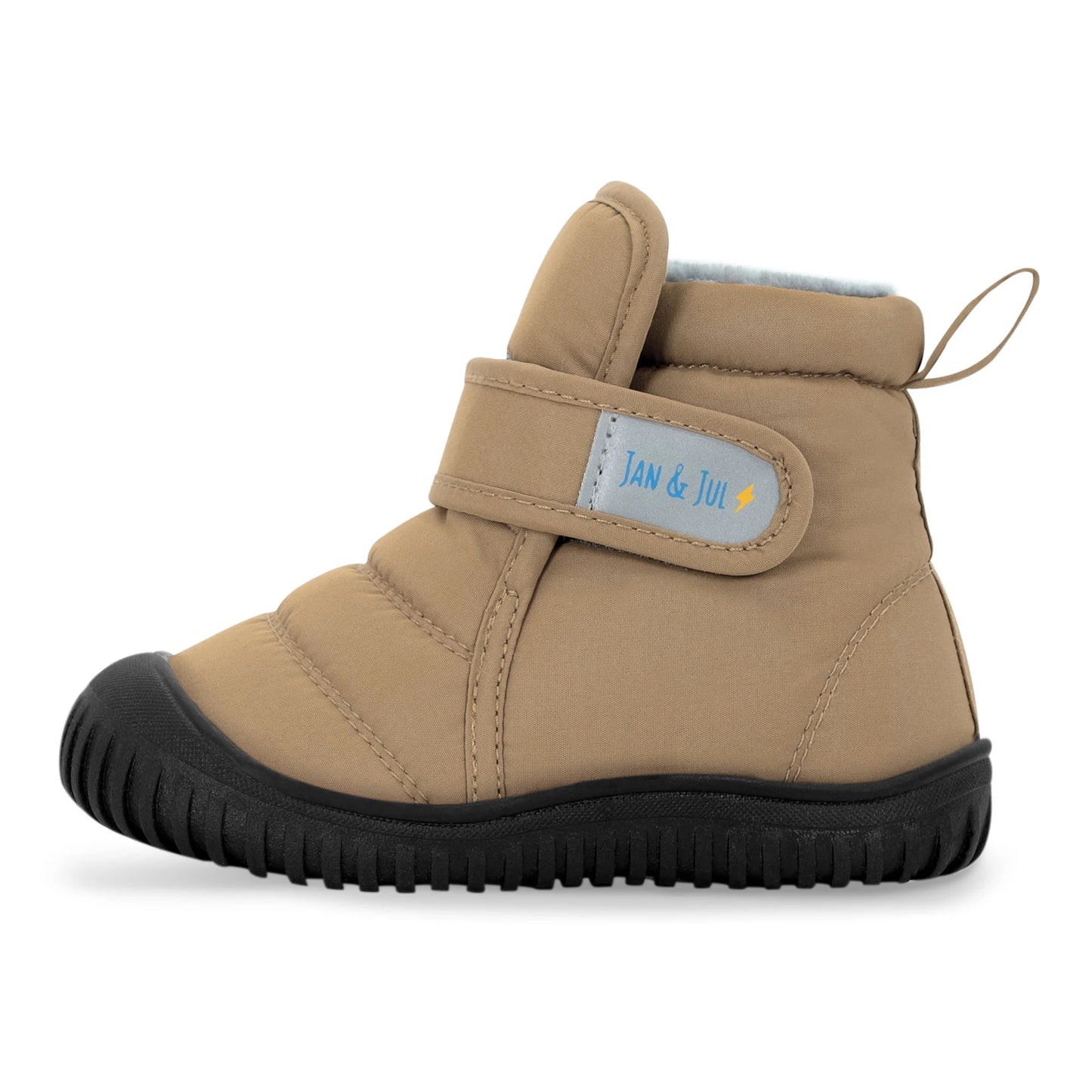 Kids Insulated Ankle Boots- Soft Brown