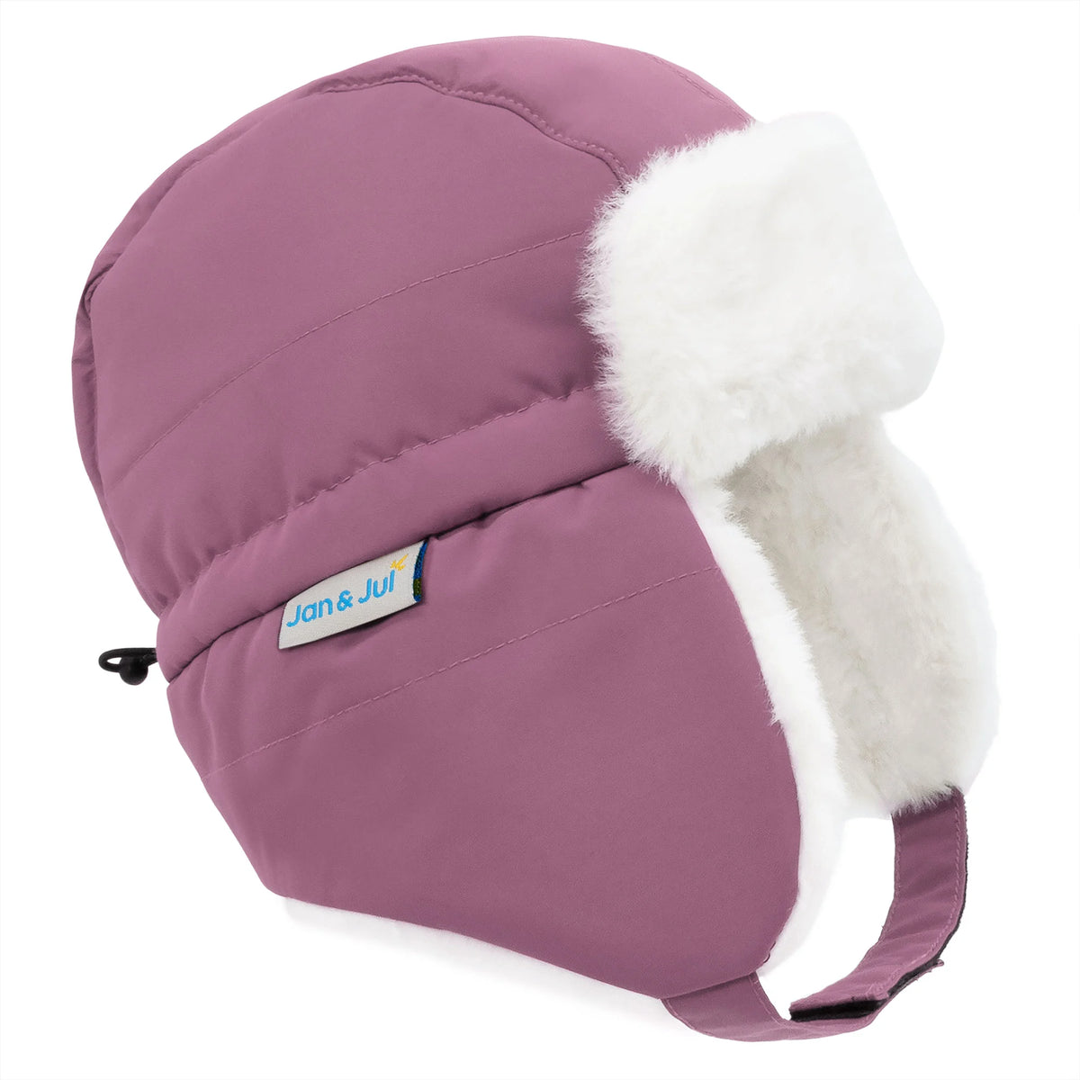 Toasty-Dry Trapper Hat- Dark Plum