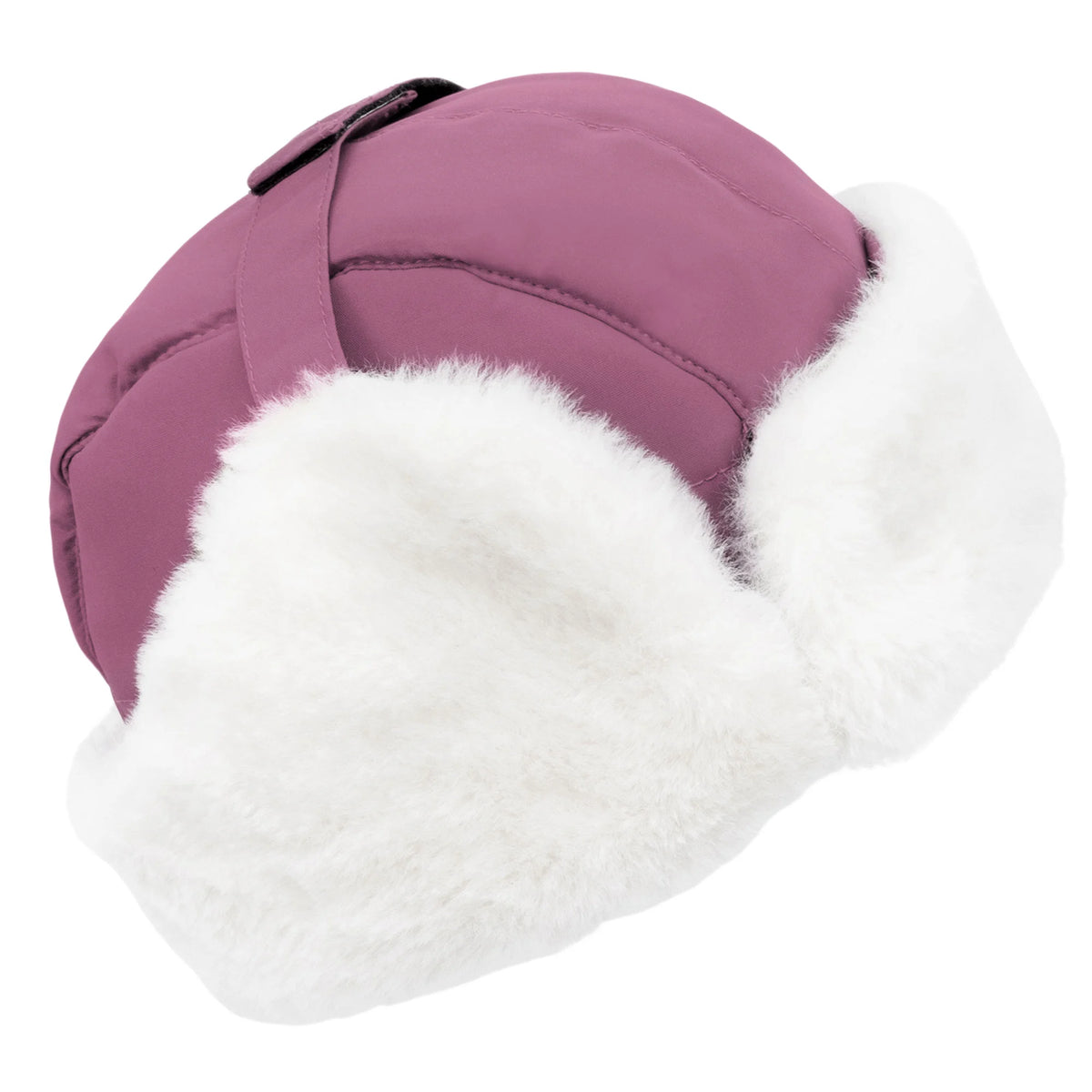 Toasty-Dry Trapper Hat- Dark Plum