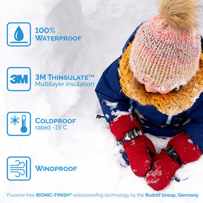 Toasty-Dry Waterproof Winter Mittens- Dark Spruce