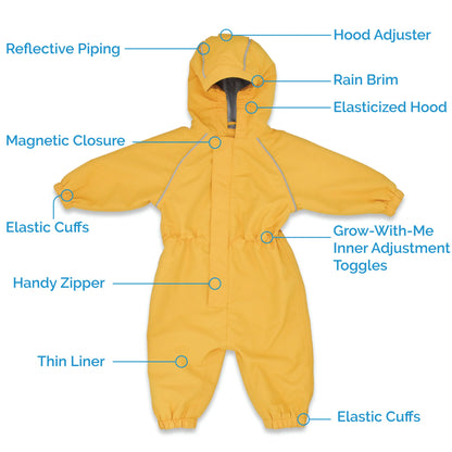 Thin-Lined Rain Suit- Prairie Flowers