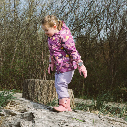 Cozy-Dry Rain Mittens- Dusty Pink