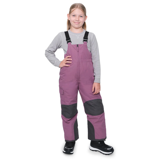 Toasty-Dry Snow Bib Pants- Dark Plum