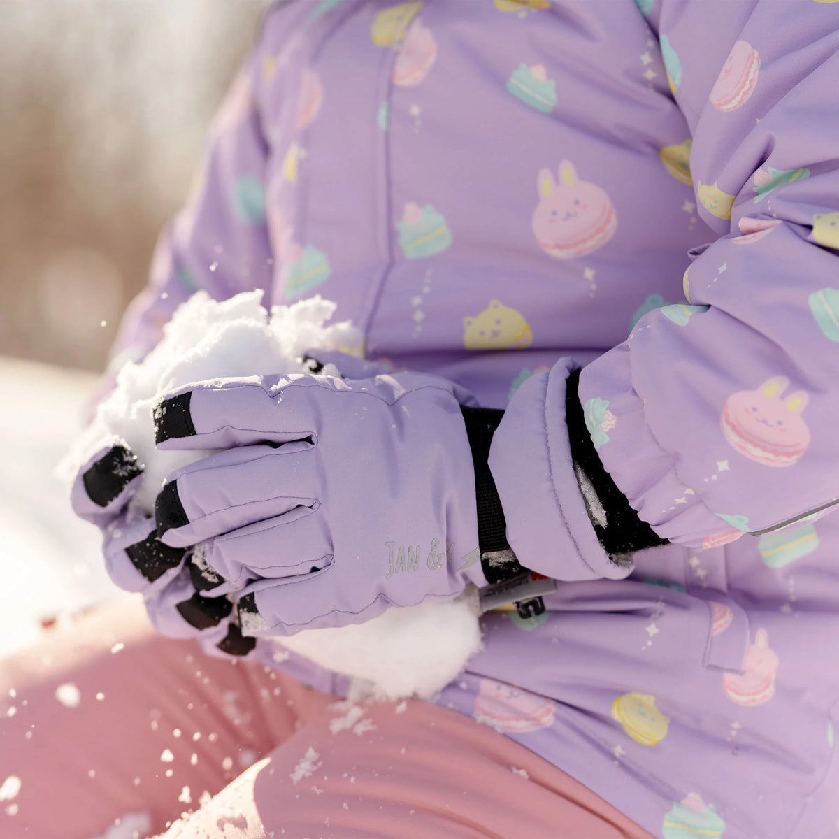 Toasty-Dry Waterproof Winter Gloves- Lavender