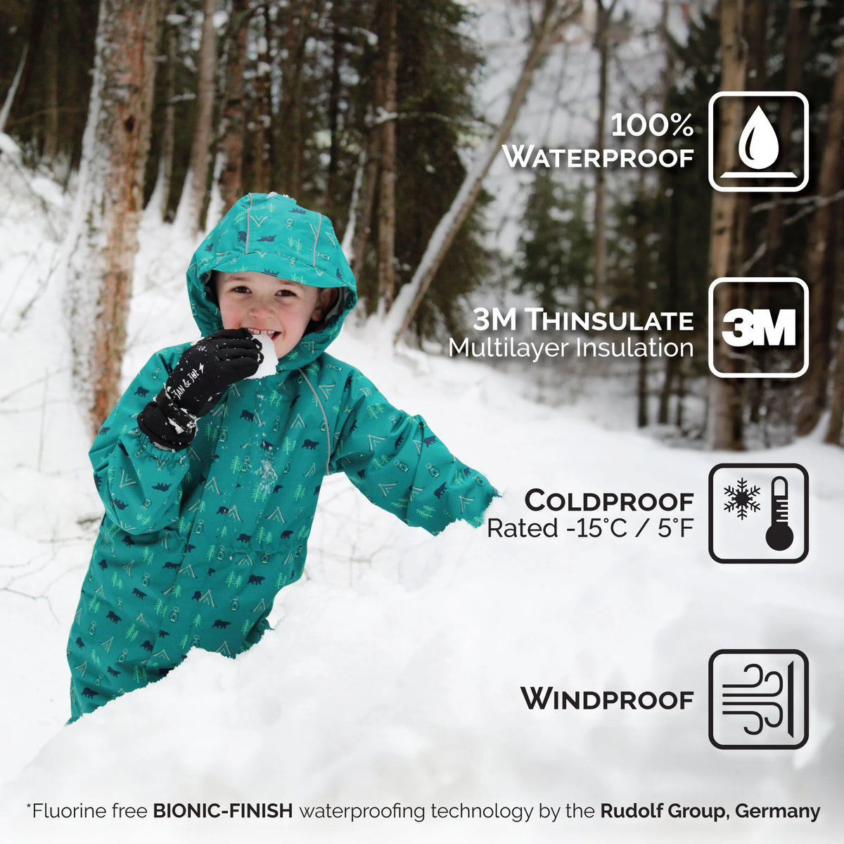 Toasty-Dry Waterproof Winter Gloves- Trailblazers