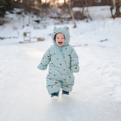Toasty-Dry 1pc. Baby Snowsuit- Home Sweet Home