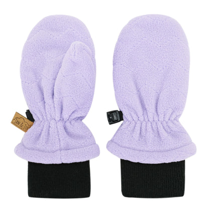 Fleece Cuff Mitts- Lavender