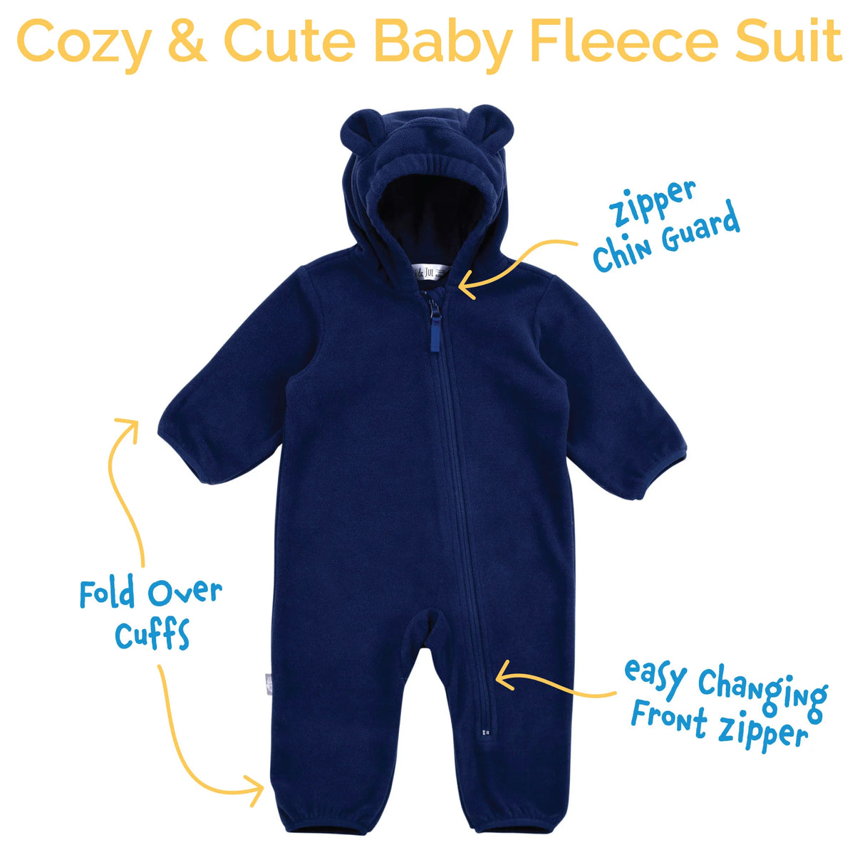 Brown Plaid Baby Fleece Bunting Suit