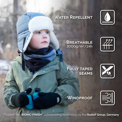 Toasty-Dry Trapper Hat- Greystone
