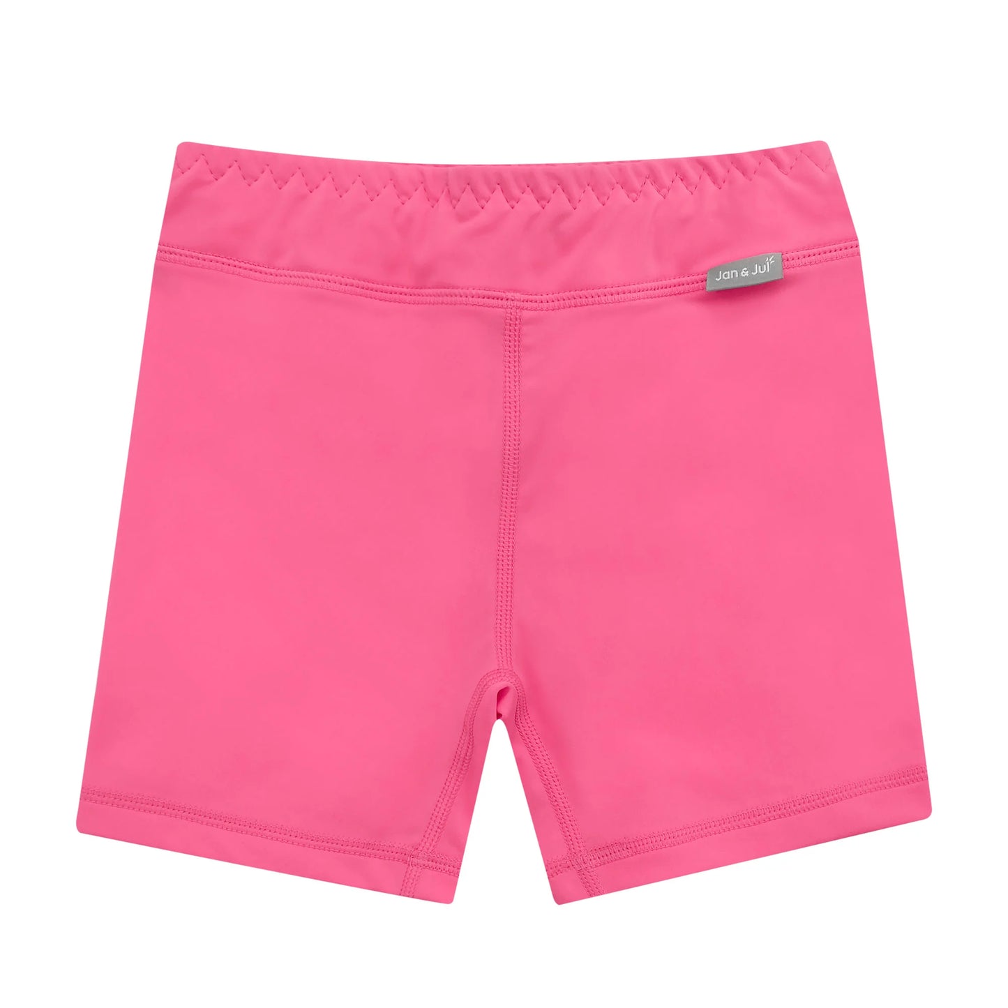 Kids UV Swim Trunks- Bright Pink