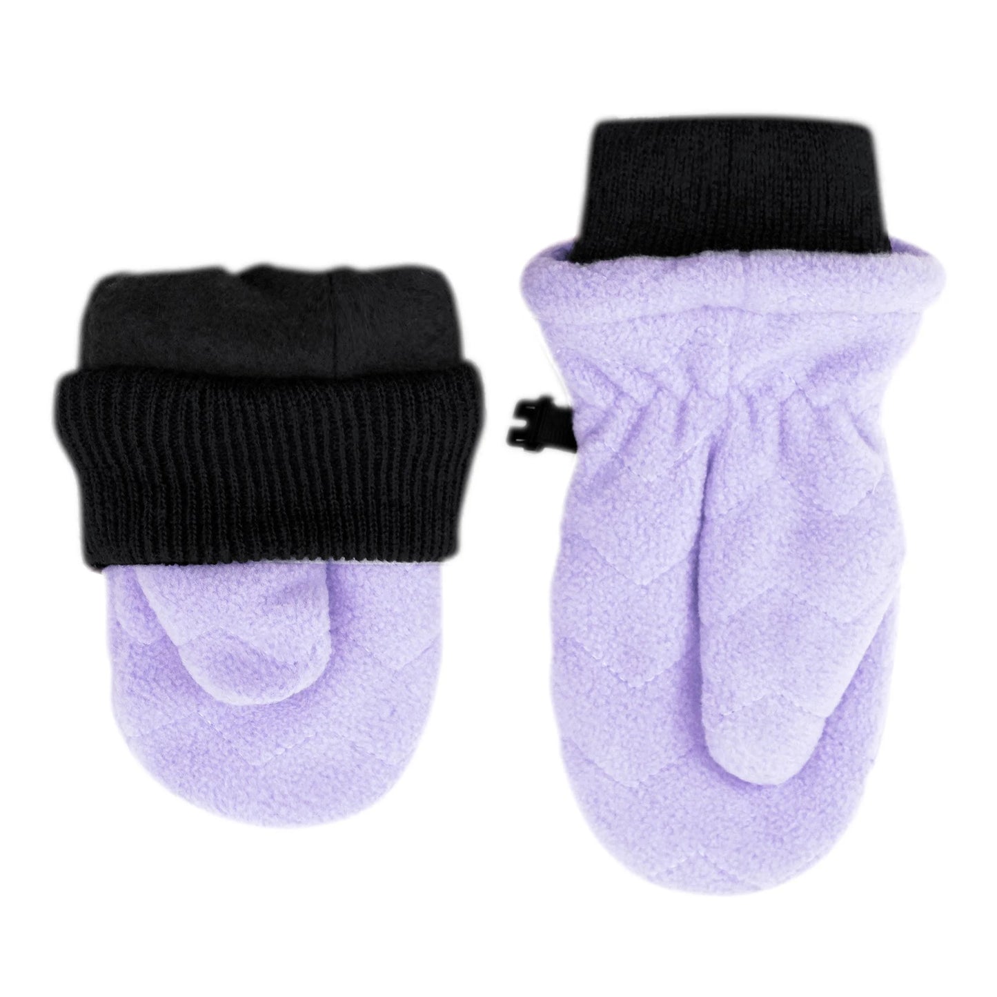 Fleece Cuff Mitts- Lavender