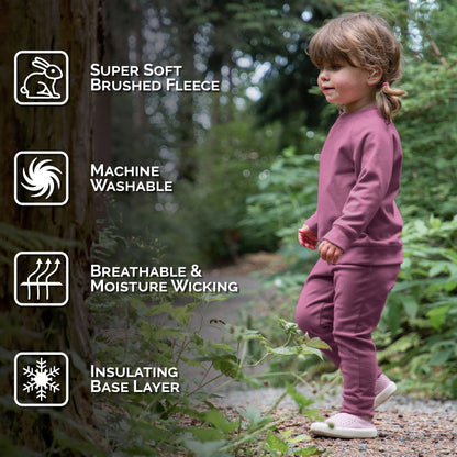 Thermal Baselayer Set- Dark Plum