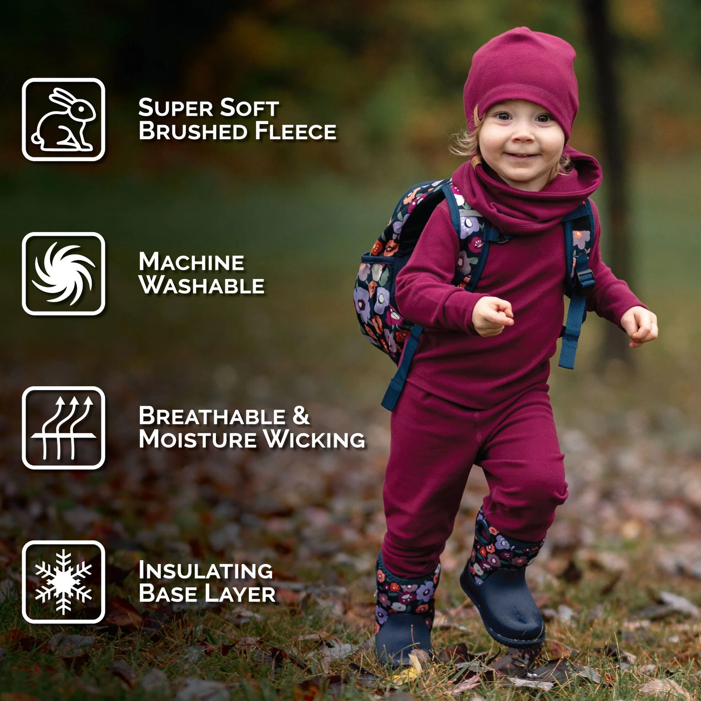 Thermal Baselayer Set- Mulberry