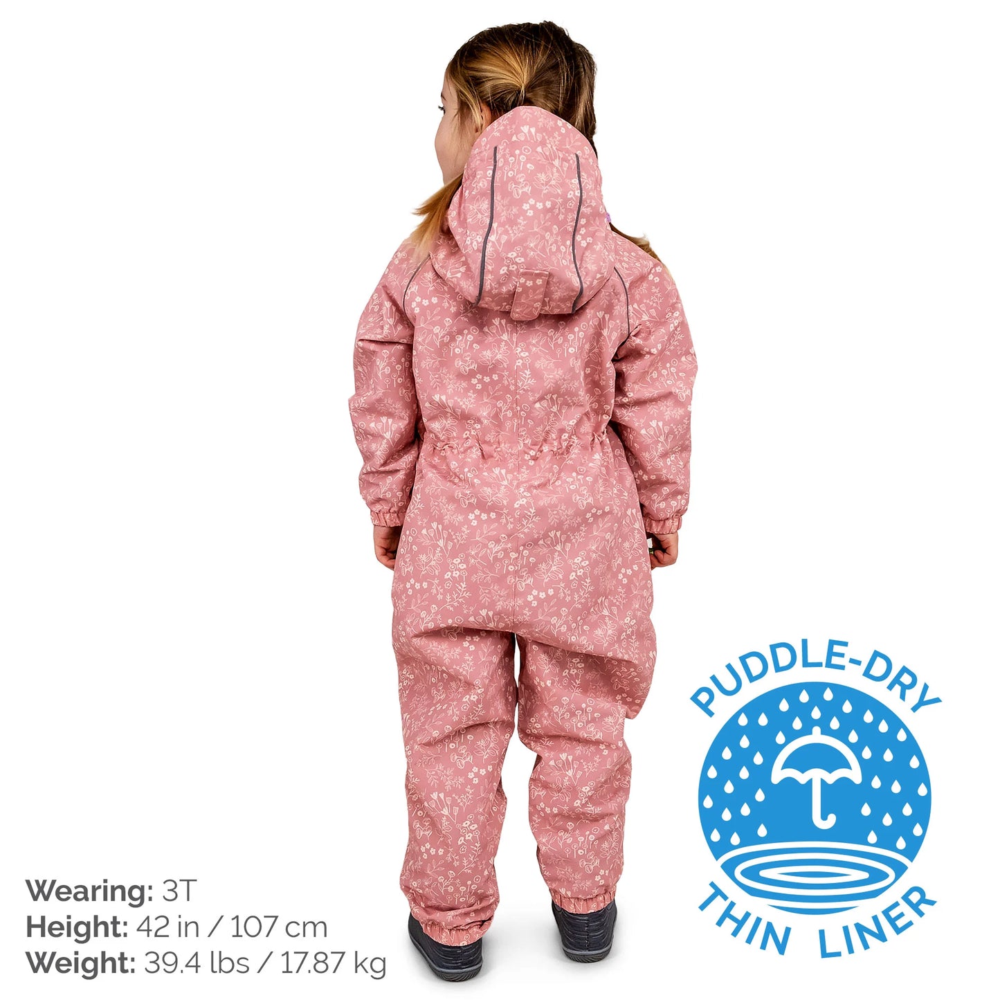 Thin-Lined Rain Suit- Prairie Flowers