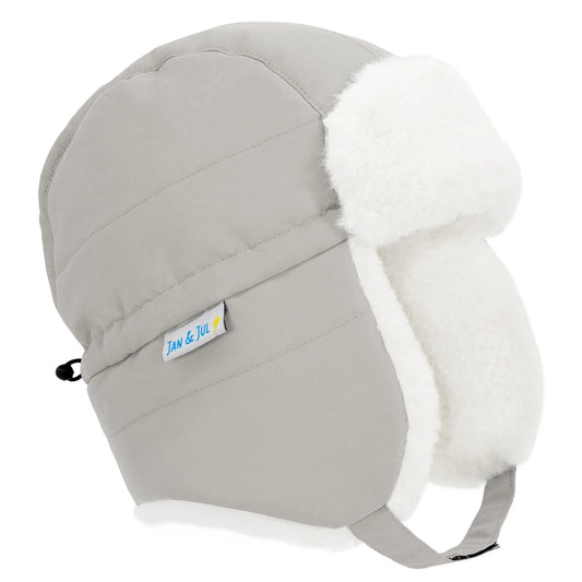 Toasty-Dry Trapper Hat- Greystone