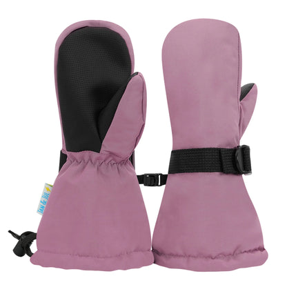 Toasty-Dry Waterproof Winter Mittens- Dark Plum