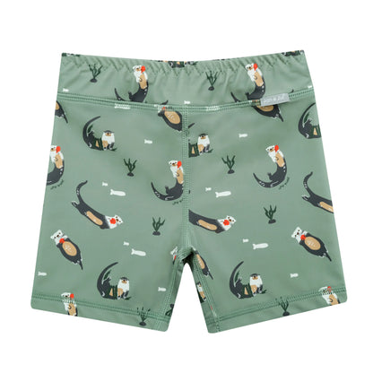 Kids UV Swim Trunks- Otter