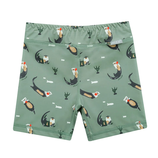 Kids UV Swim Trunks- Otter