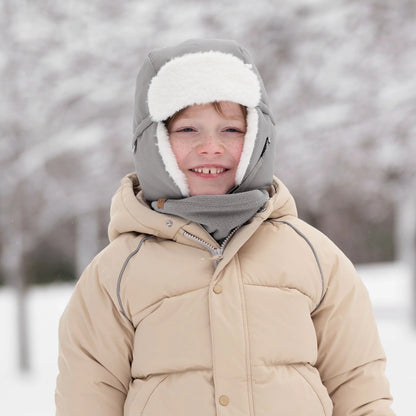 Toasty-Dry Trapper Hat- Greystone