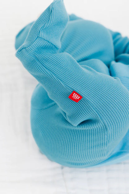 Magnetic Waffle Footie- Waterfall