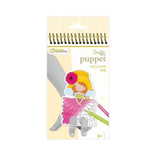 Colour-Your-Own Paper Finger Puppets- Fairyland