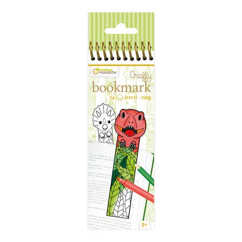 Colour-Your-Own Dinosaur Bookmarks